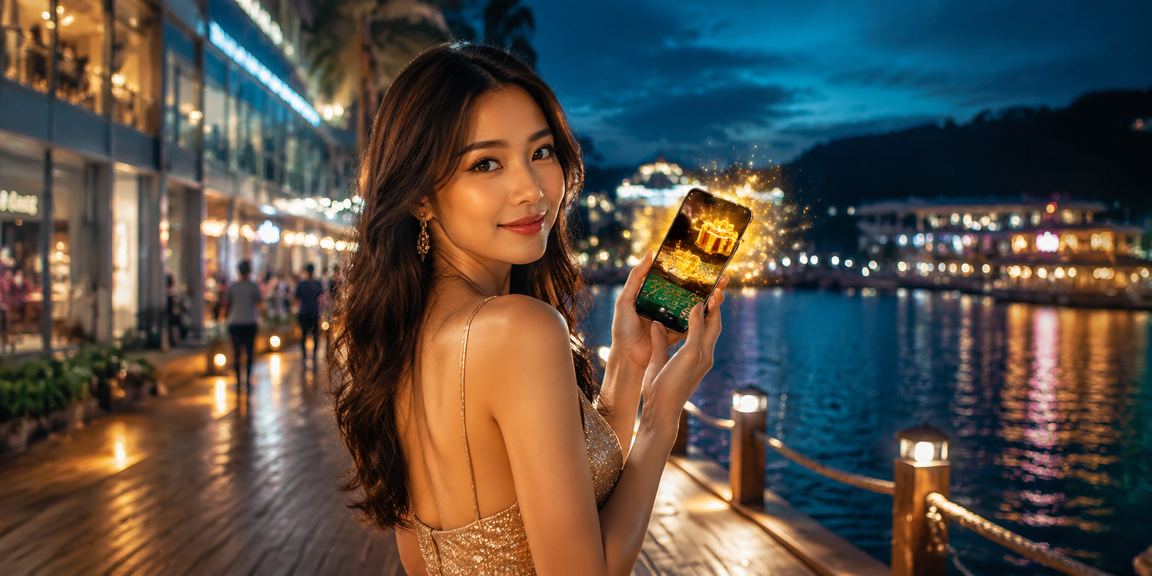 Suasana permainan baccarat live di Sabah dengan dealer profesional dan meja kasino mewah